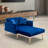 Gottman Upholstered Accent Chair with Ottoman-84319089