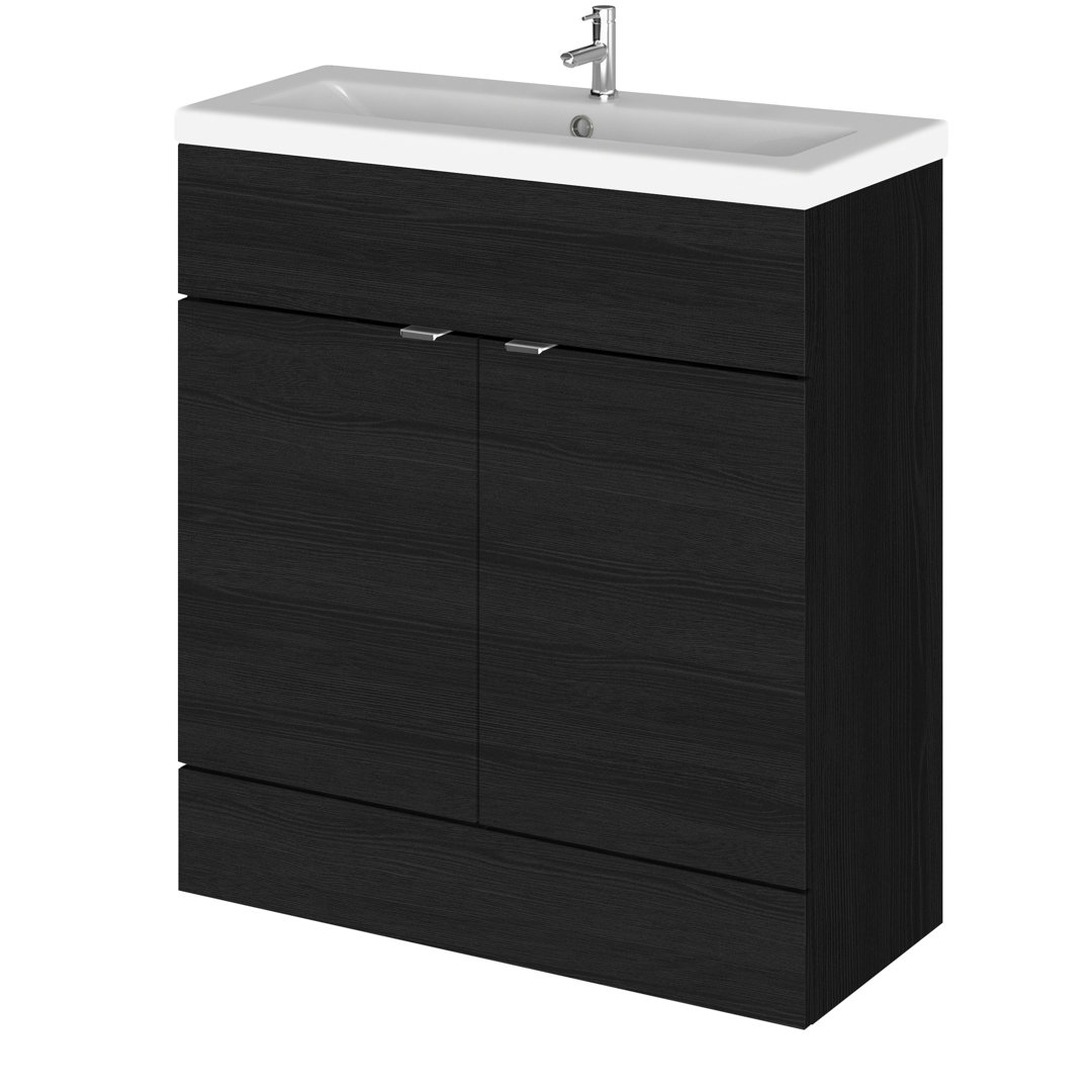 Ceramic 800mm Free-standing Single Vanity Unit