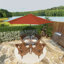 Parasol de patio en tissu Nikela de 108 po avec Sunbrella® et plus Nikela-886981848-898977590-898977591