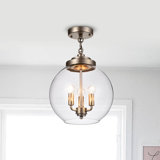 Plafonnier semi-encastré à 3 lumières 11,8 po Brason