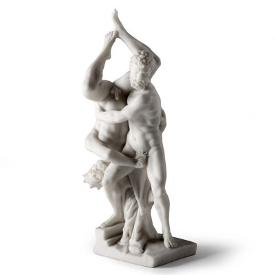 12,99 pouces en résine blanche Hercules et Diomède (Vincenzo De Rossi)