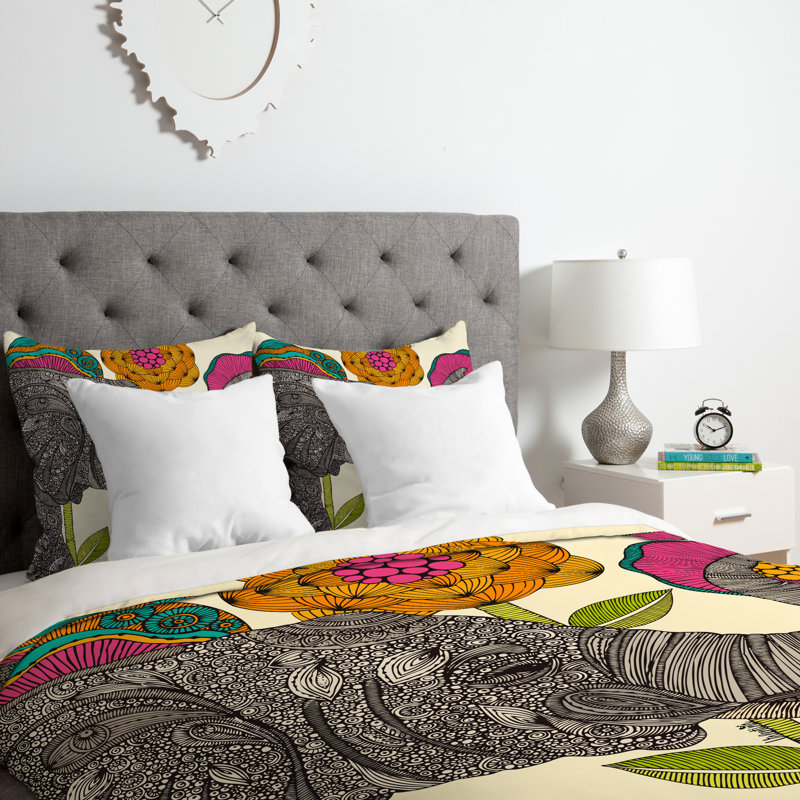 Valentina Ramos Polyester Duvet Cover, King Duvet Cover + 2 King Shams