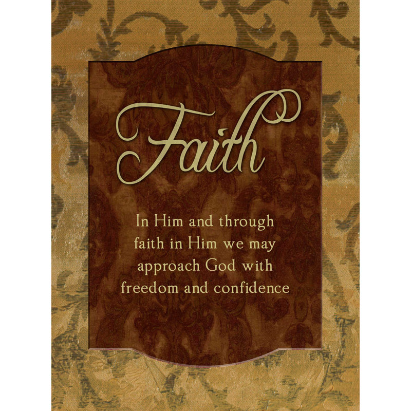" Faith Plaque 2 ", 32" H x 24" W  