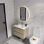 Meuble-lavabo mural avec lavabo en céramique
