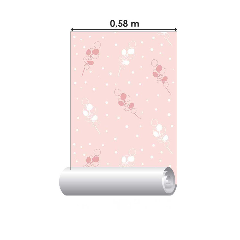 Rouleau de papier peint adhésif L 126 po x l 24 po Domeier