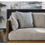 Benny 20" Square Throw Pillow, Blue Natural