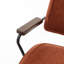 Chaise de bureau en bois cintré avec assise rembourrée-131069443