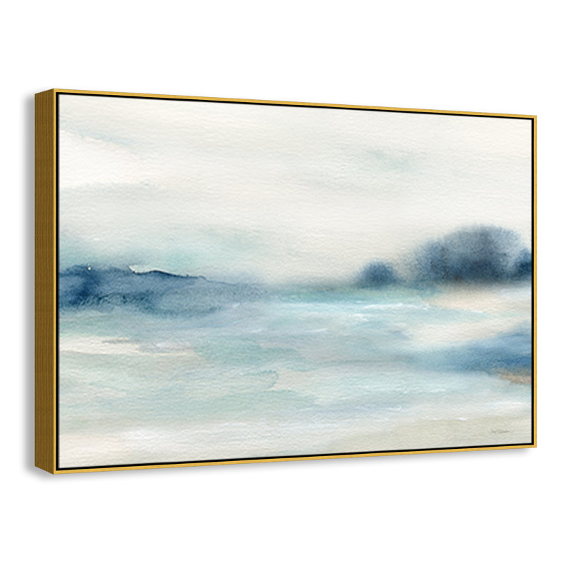 Simply Soft " Simply Soft Morning " by Carol Robinson, Encadrement doré, H 41,5 po x l 61,5 po x P 2 po