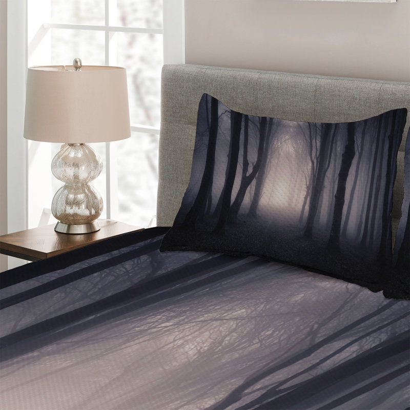 Forest Rustic Polyester Coverlet