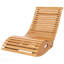 Chaise berçante en bois, chaise berçante d'extérieur
