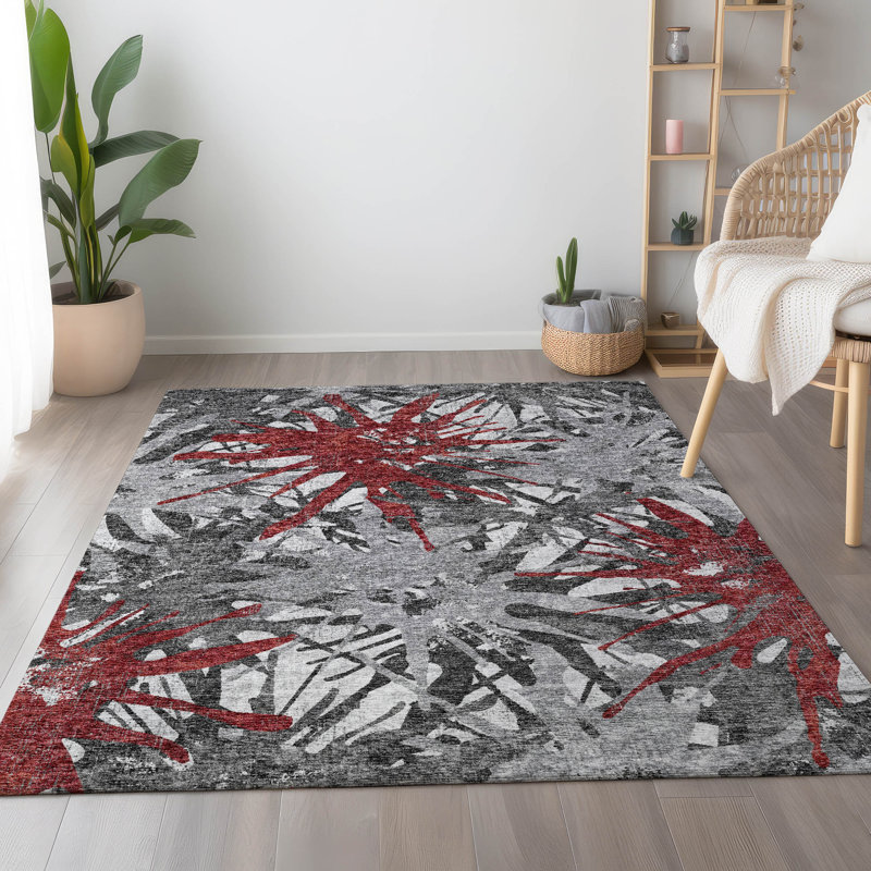  Tapis Hintzen AMF77 de qualité supérieure lavable à la machine, Rectangulaire 8 pi x 10 pi