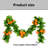 90'' in. Faux Garland