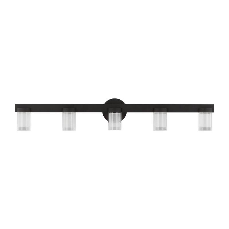 Esfera 5 - Light LED Bath Sconce, Nightshade Black