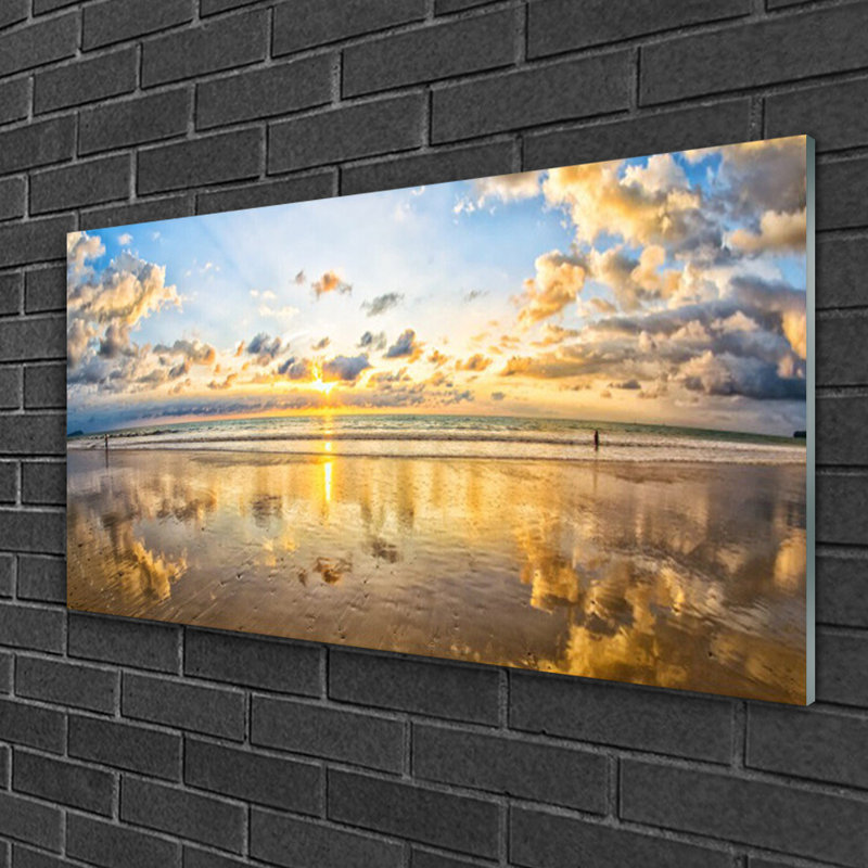 Sea Landscape - Unframed Photograph on Glass