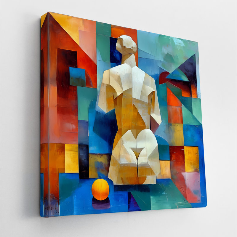 Behind The Times, 30" H x 30" W