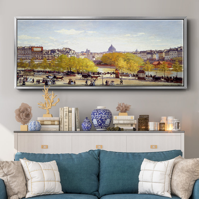 Que Du Lourve 1867 - toile encadrée, H 24 po x l 60 po