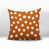 Orange brûlé / noir / blanc cassé