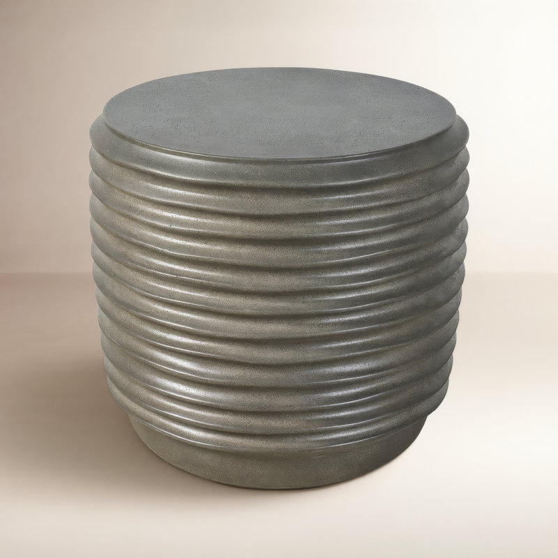 Dwell Charcoal Side Table, Gray