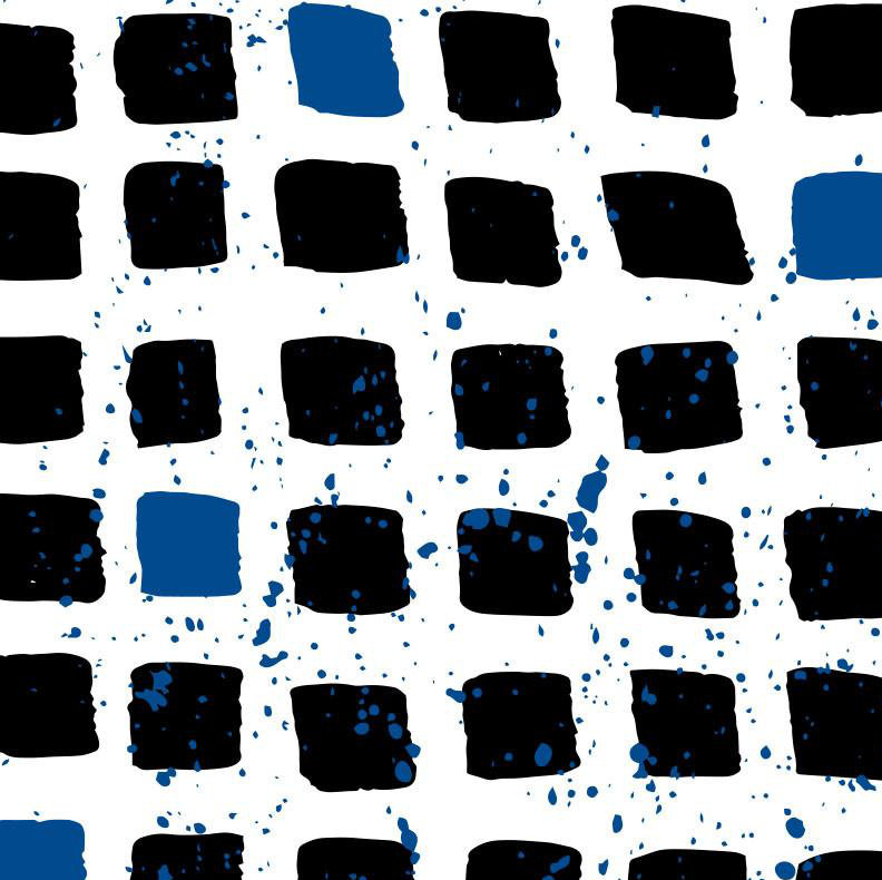 High Rise Geometric Peel & Stick Wallpaper Roll by Jamie Graney, Blue