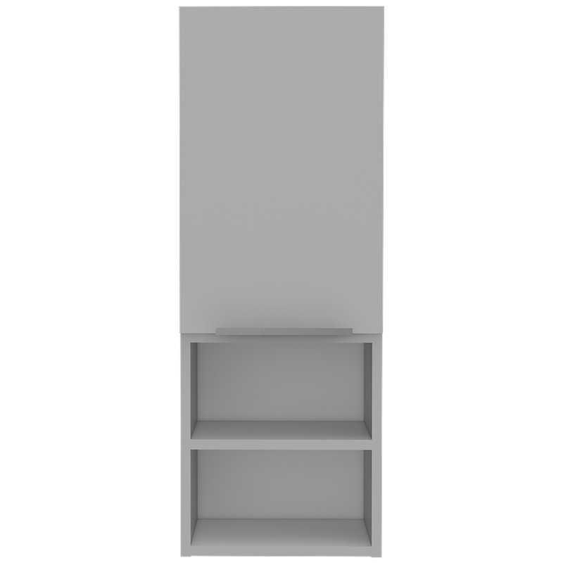 Kingston Rectangle 2-Shelf Medicine Cabinet  White, White