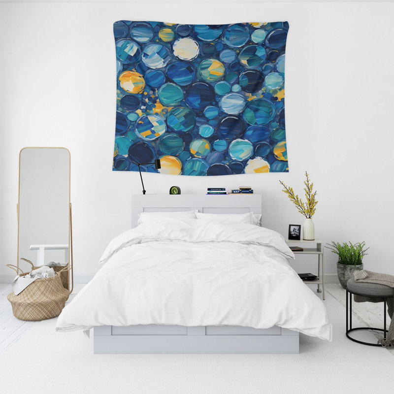 Tapisserie murale, H 80 po x l 68 po x P 0,8 po