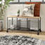 Banc de rangement en bois Lockwood