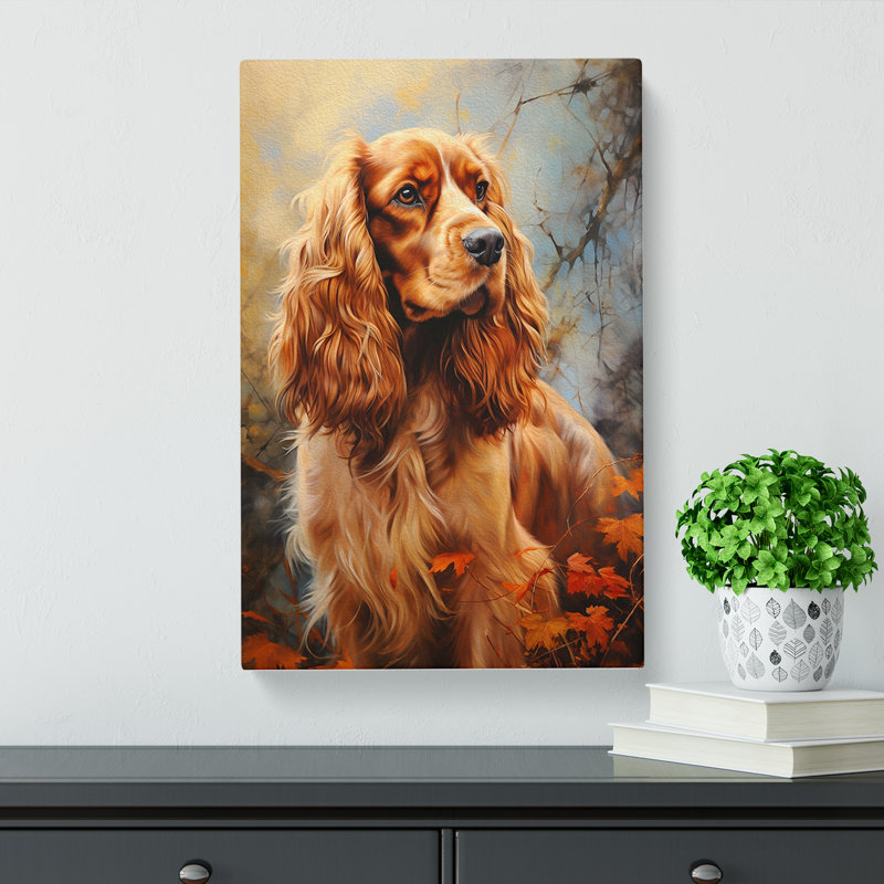 Cocker Spaniel Realism No.2 - Print, 76cm H x 50cm W x 3cm D