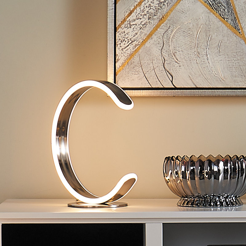 Lampe de table 12,5 po Aureli, Argent