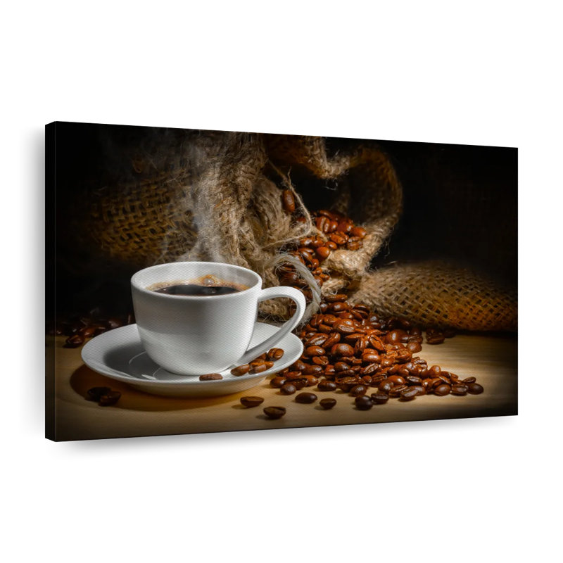 Freshly Brewed Coffee Canvas Print, 51" H x 34" W x 1.25" D