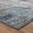 Luxe Weavers Euston Collection 7679 Dark Blue-Light Blue 2x3 Modern Abstract Area Rug