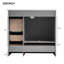 Meuble-lavabo autoportant de style Shaker de 36 pouces avec lavabo Shonteria-728640029