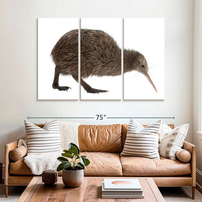 Brampt Kiwi Bird, 42" H x 65" W