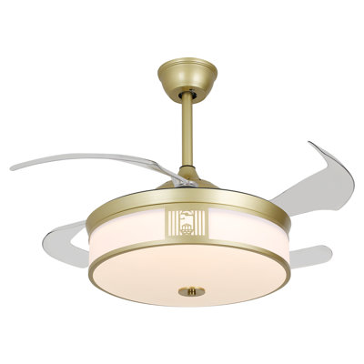 42Inch Flush Mount Ceiling Fan With Remote Control