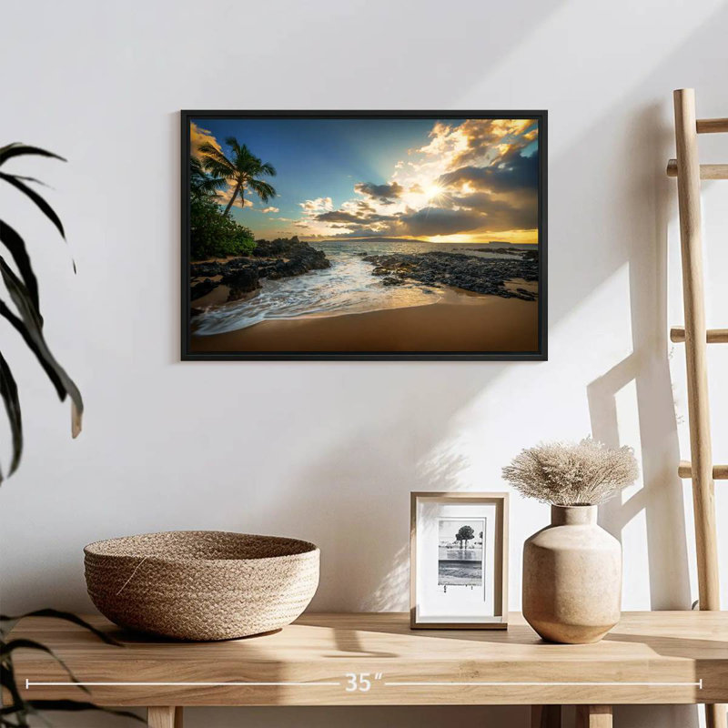 Gillard Makena Cove, ciel coucher de soleil, H 13 po x l 19 po