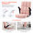 Ergonomic Office Chair Velvet and Teddy Fleece Fabric-94820930-79951476
