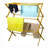 Collapsible Folding Bamboo Laundry Drying Rack for Drying Clothes