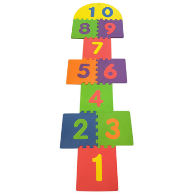 Interlocking Foam Play Mats – 88.2" Long Soft Floor Tiles for Kids, Cushioned and Easy to Assemble for Playrooms or Nurseries