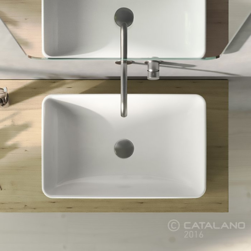 Green 23.62'' L Bathroom Sink