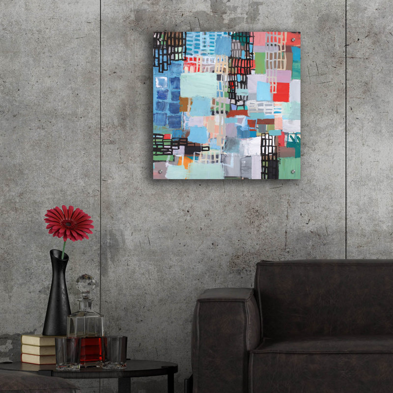 "Dans l'autre" par Michelle Daisley Moffitt, H 24 po x l 24 po