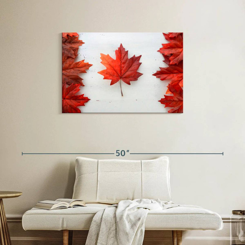 Borges Maple Leaf, 24" H x 36" W