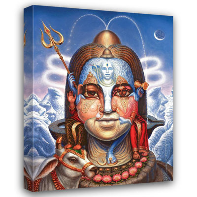 Woman and Mountains Shiva