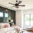 52" Farmhouse Antler Ceiling Fan with Light Kit , 6-Speed Reversible Mute Motor
