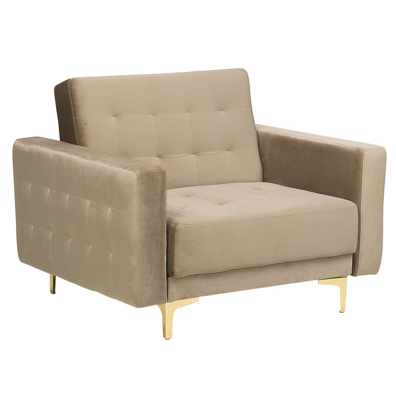 Rales Upholstered Accent Chair, Sand Beige