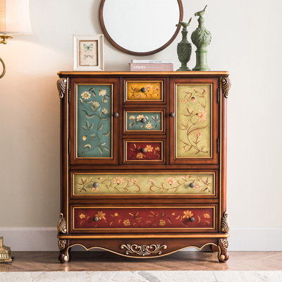 Commodes et commodes rectangulaires en bois massif Colors