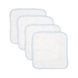 Ensemble de serviettes de toilette 4 pièces 100% coton à bordure rayée Baur