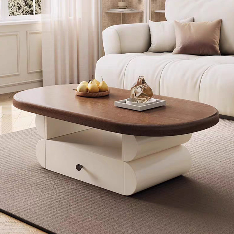 Modern simple creative coffee table, 16.92" H x 51.18" L x 27.55" W