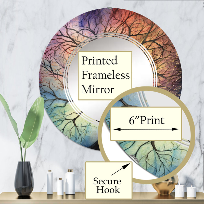 Sandybrook Circle Wall Mirror, 32" x 32"