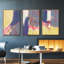 Lamarck Shells I, ensemble de 3 toiles encadrées sur toile-97793068-97793070