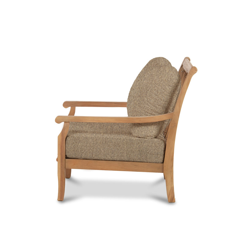 Stockton Outdoor Teak Lounge Chair, Preview Toffee