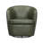 100% Italian Leather Swivel Club Chair-773406666